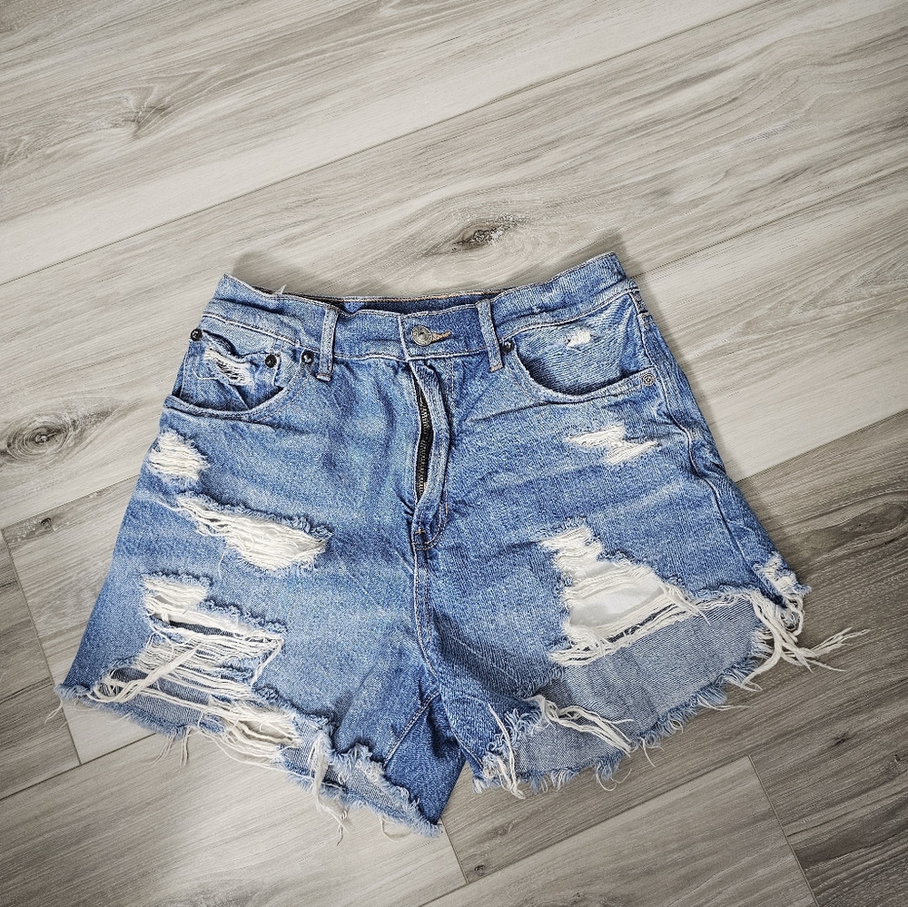 Amsrican Eagle Denim Highest Rise 90s Boyfriend Short Sz 2